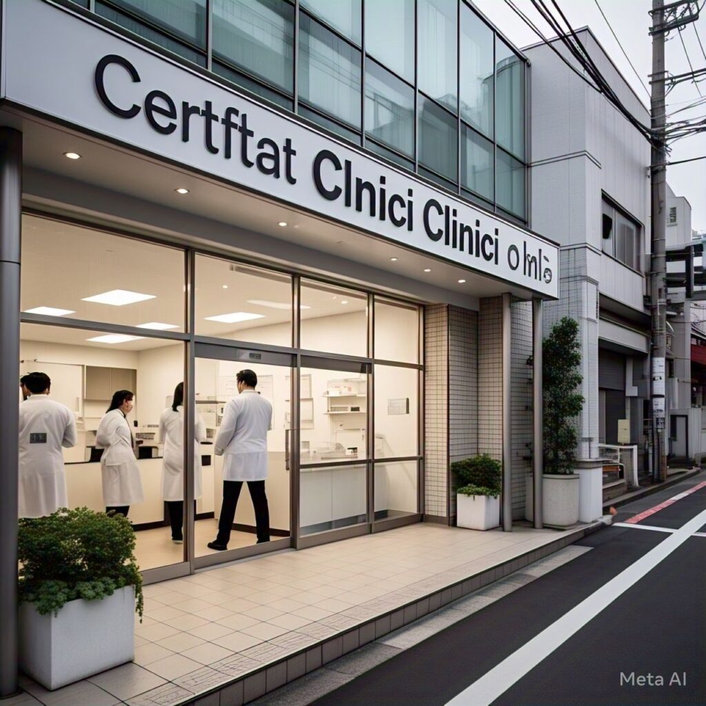 A licensed abortion clinic with professional healthcare staff providing consultation.